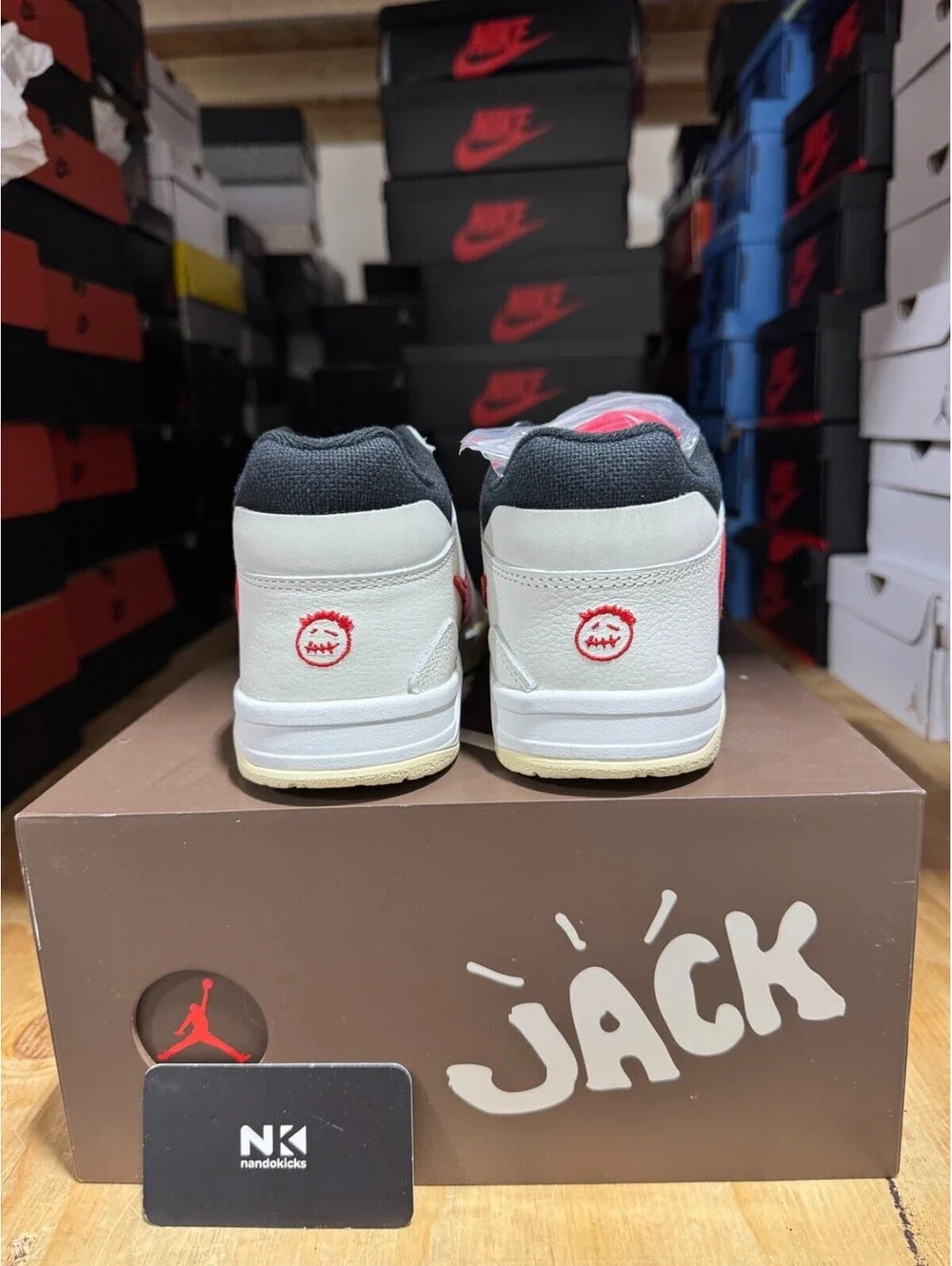 Travis Scott x Air Jordan Jumpman Jack TR 'University Red' FZ8117-101 SIZE 12.5M